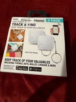 📍🔑 Anti-Theft Bluetooth Track & Find Tracker – 2 Pack 🔑📍