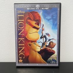 Disney The Lion King Diamond Edition Blu-Ray DVD 2 Disc Combo Movie 1994