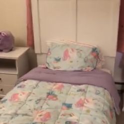 Twin Size Bed With Mattress And Box 