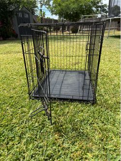 Black mediano jaula para perros