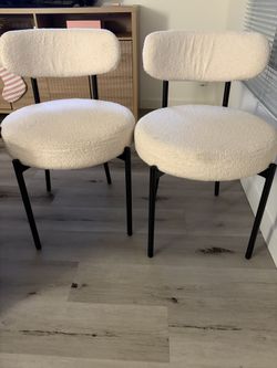 Sherpa Dining Chair Set x2