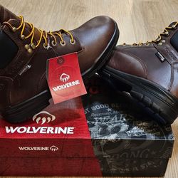 Wolverine Work Boots Size 11.5 For Men 
