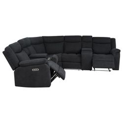 New sectional sofa with power recliners on sale now don't miss