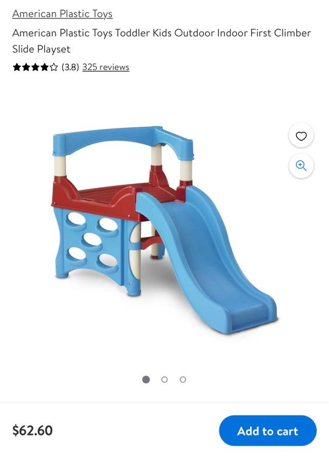 American plastic toys slide hotsell
