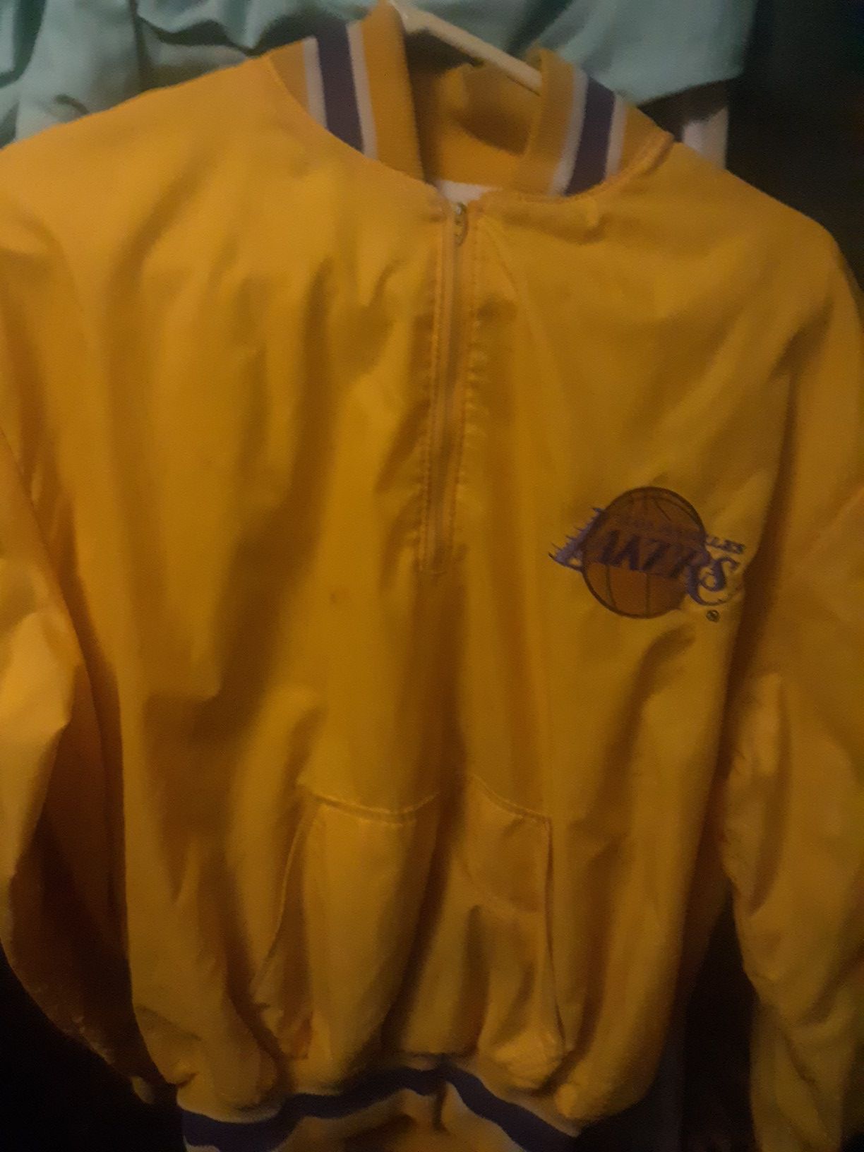 Delong vintage Lakers pullover jacket