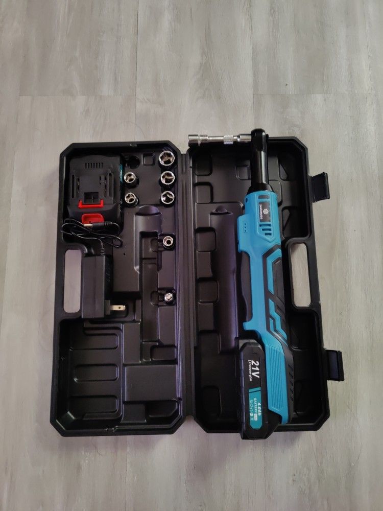 21V Powered Cordless Ratchet Wrench Set