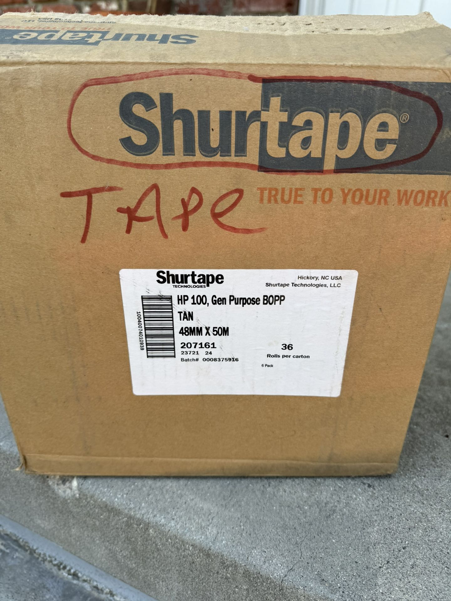 Box Of 36 Rolls Of Tape New Nuevos