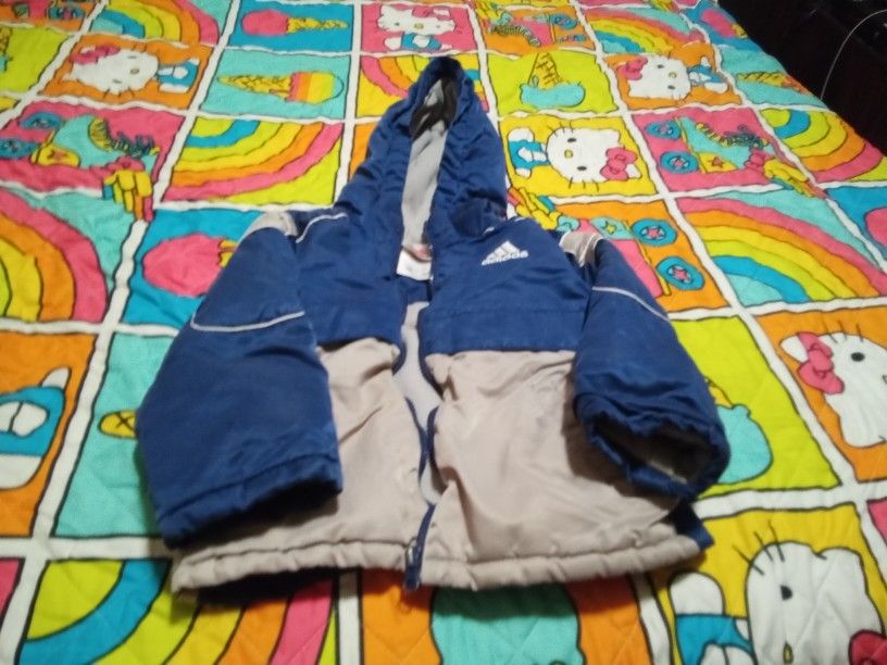 Adidas Toddler Boys Jacket Size Large 4