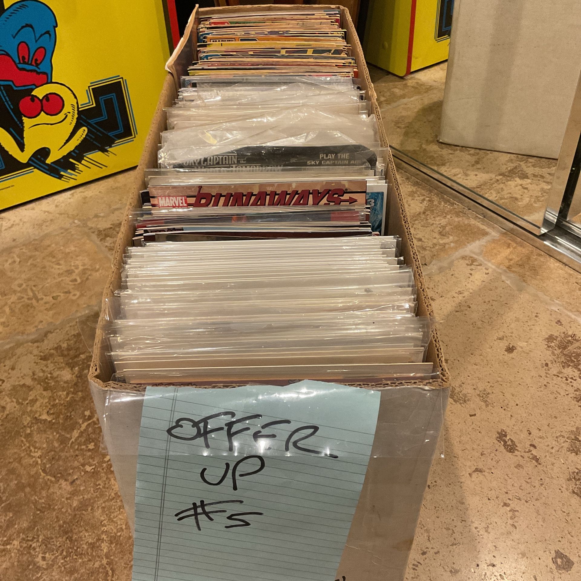 Long Box Mixed Comic Books, Dc Marvel Independent Box #5