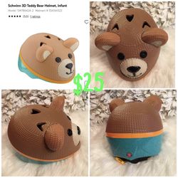 Schwinn 3D Teddy Bear Helmet New