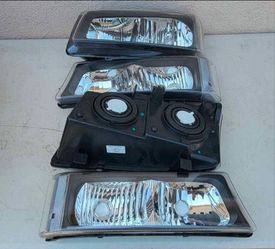 03-06 Chevrolet Silverado Avalanche Headlights Luces Micas Calaveras Faros Faroles Focos Chevy