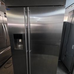 42" GE MONOGRAM BUILT IN STAINLESS STEEL REFRIGERATOR 