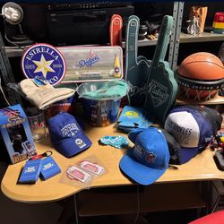 Sports Beer Memorabilia Lot Dodgers Lakers NFL Angeles Padres Bobblehead Baseball Basketball Football
