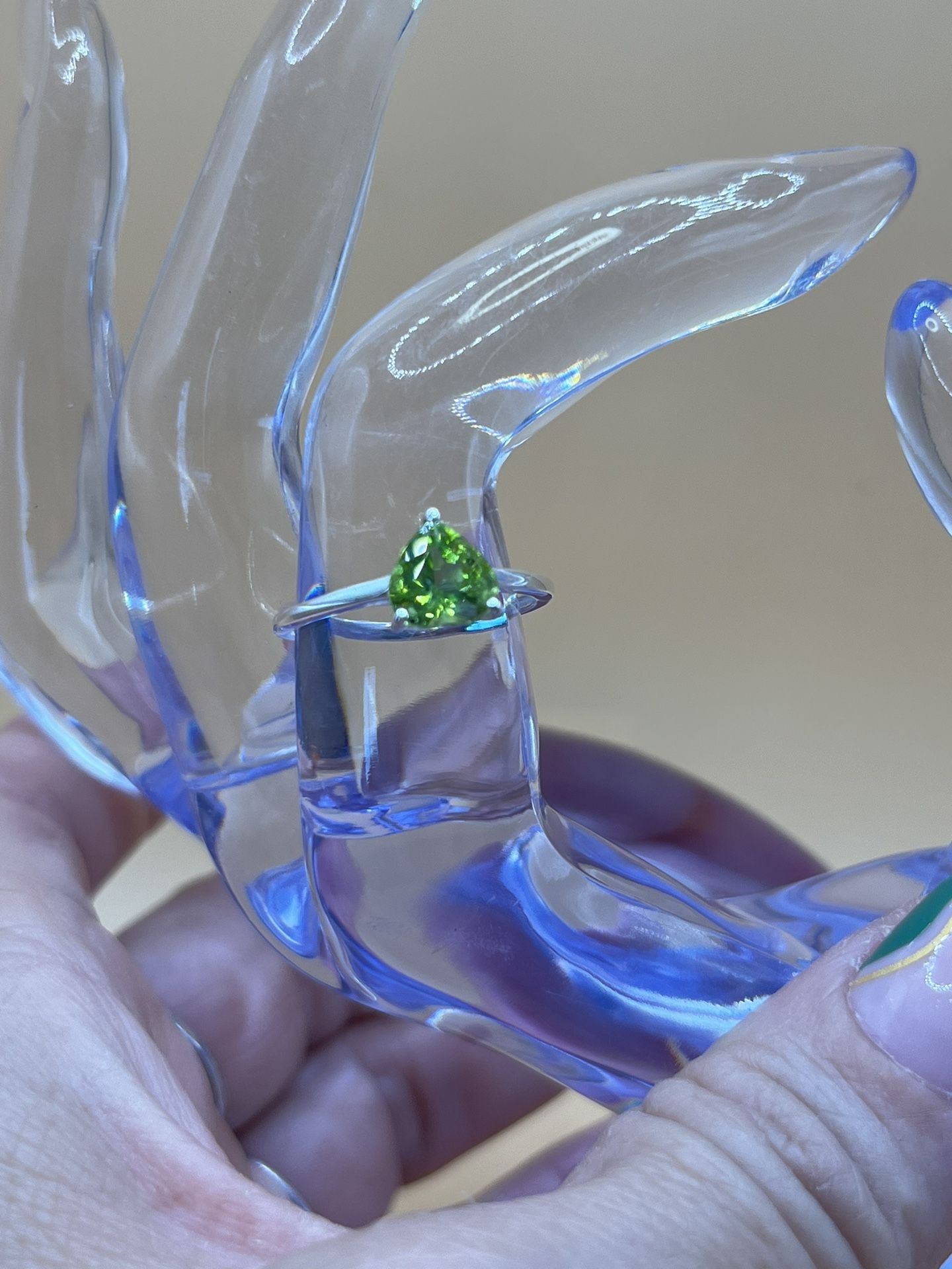 Beautiful Peridot Ring