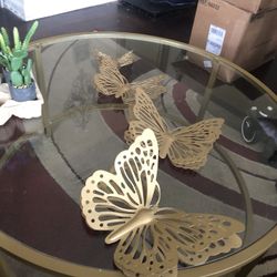 Cute Soft gold Wall Butterflies 