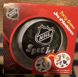 NHL SPOT IT PARTY GAME-Open Box- New