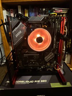 AMD Ryzen 9 9900X MSI Gaming PC Open Air Case
