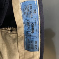 38x32 Dark Navy Work Pants