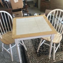 Small table and chairs