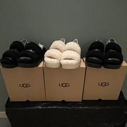 NEW!! UGG Ladies "Oh Fluffita" Slippers  - Ladies Size 8 & 10 only - pls see all details herein - posted price PER PAIR is firm.
