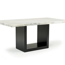 Francisco Modern Dining Table – White/Gray – $200 (Retail $1,000+)