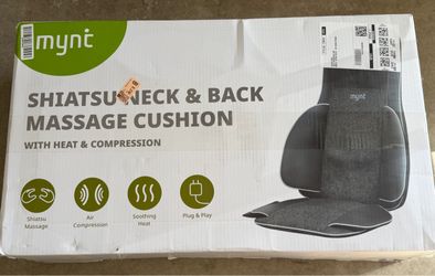 NEW Mynt Shiatsu Neck & Back Massage Cushion with Heat