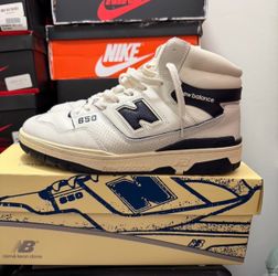 New Balance 650 x Aime Leon Dore White/Navy Sz 9.5 Men