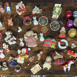 Christmas Ornaments many vintage $20 for All xox