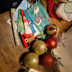 Assortment of Christmas Decorations