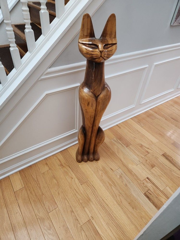 Solid Wood Cat