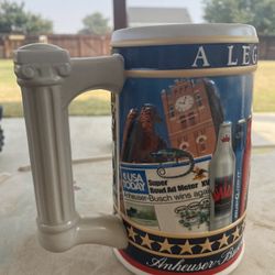 Budwiser Glass Stein, Busch Family Series 
