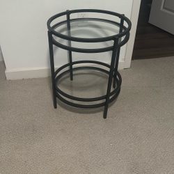 Glass End Table