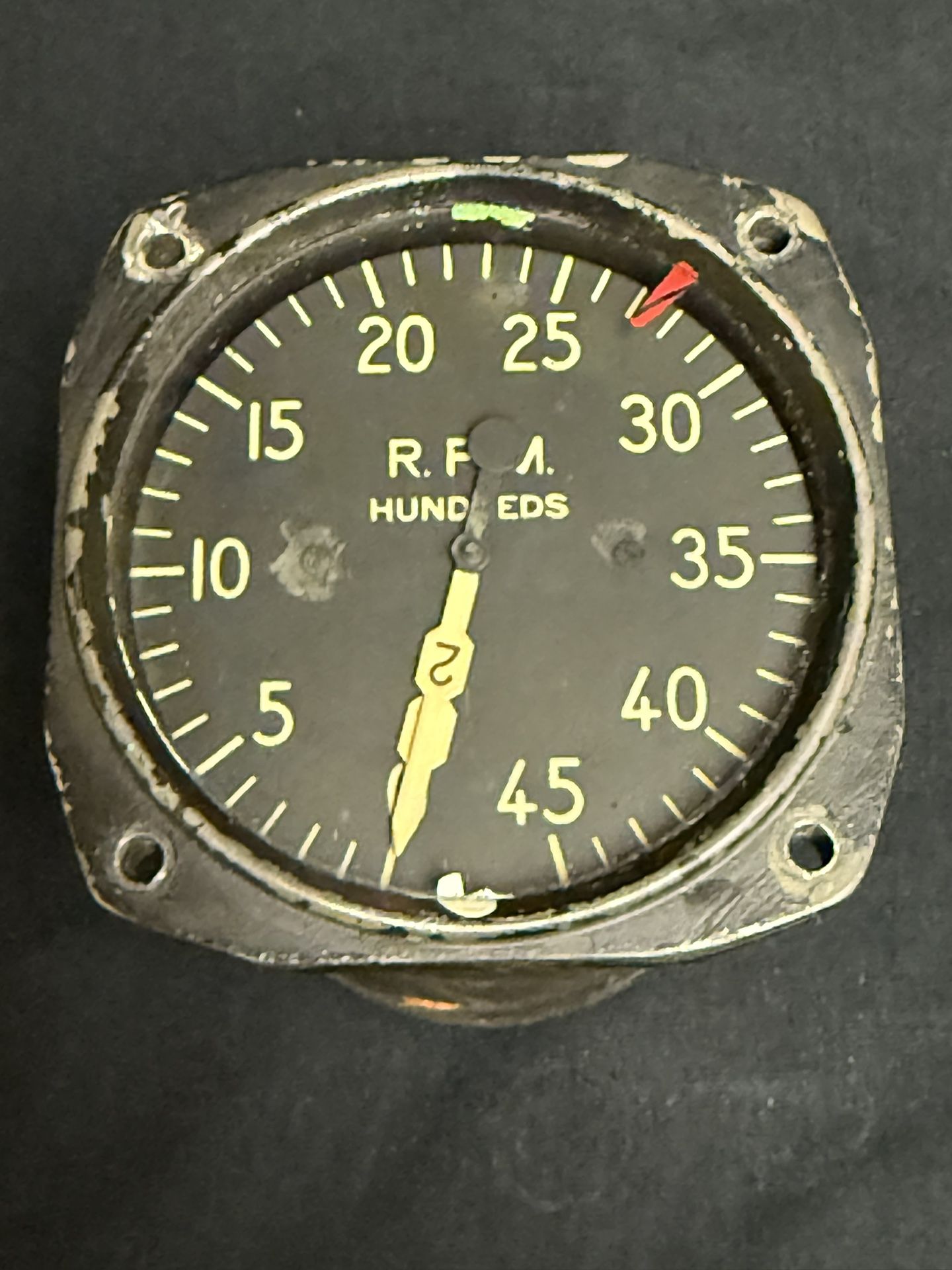 World War Ii Era General Electric Aviation, Dual Tachometer AN 5530 2