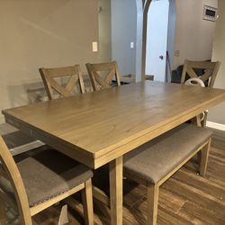 ASHLEY KITCHEN TABLE $400 