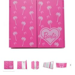 Impressions Vanity Barbie Trifold Mini LED Makeup Mirror