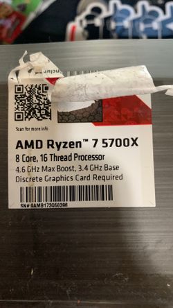Amd Ryzen 7 5700x cpu
