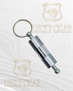Lucky Bullet Cigar Punch – Metal Keychain Cigar Punch