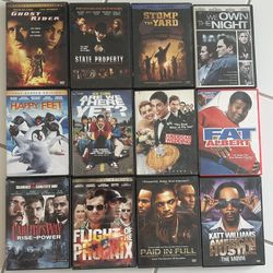 12 movie CDs