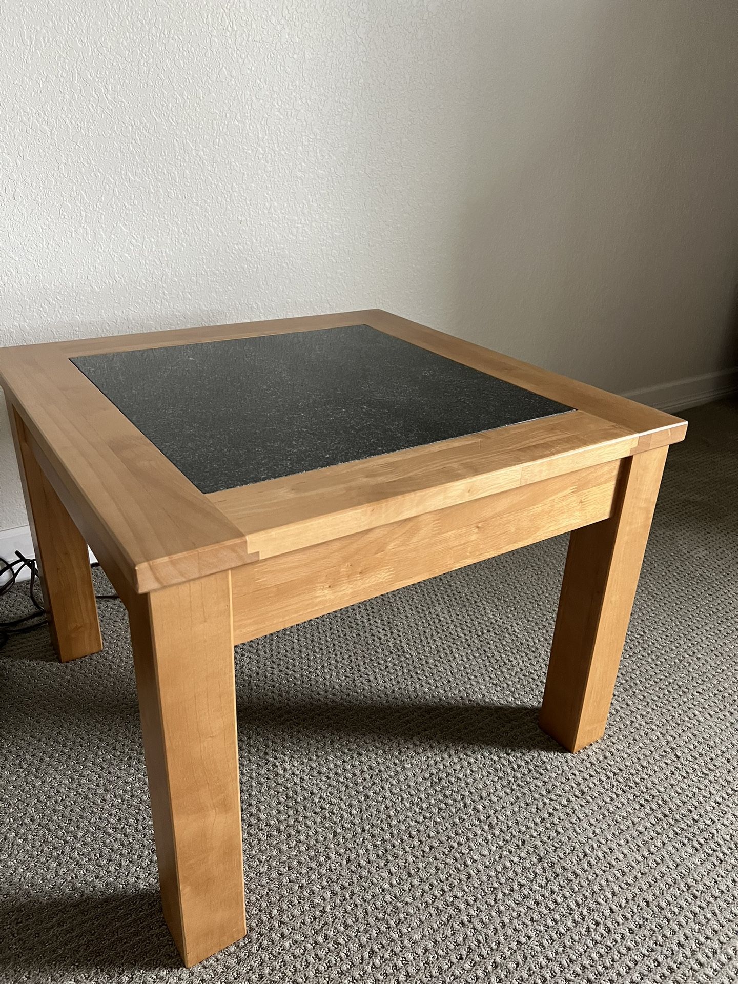 End/Coffee Table. Top Is Granite