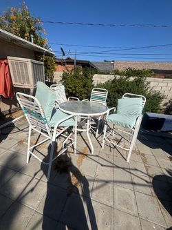 outside patio set