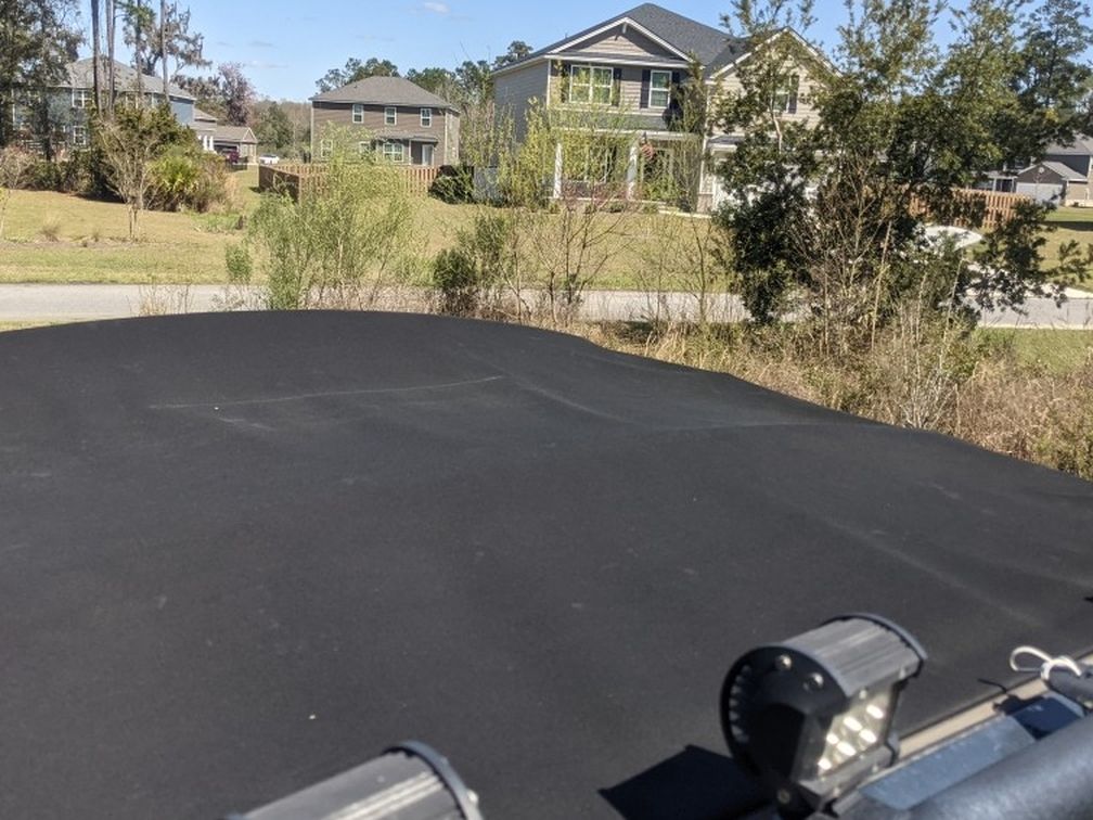 Black Bimini Top for Jeep Wrangler 4dr