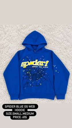 Og blue sp5der hoodie