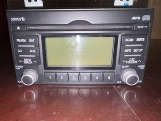 Sirius Car Stereo System 