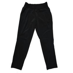 Athleta Interlude Lounge Ankle Pants Womens Size 8 Black Lightweight 