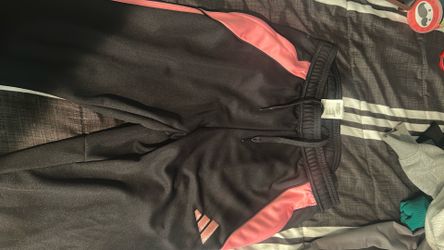 Pink and Black Men Adidas Pants