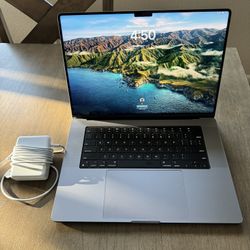 2021 16-inch Macbook Pro - Space Gray, M1 Pro, 16GB Ram, 1TB SSD Storage