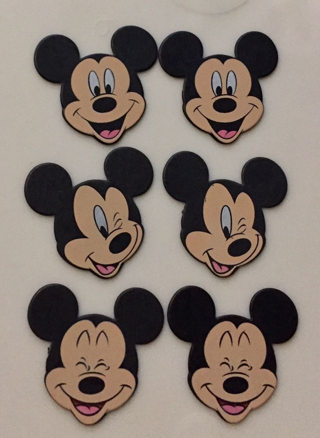 Lot of (6) NEW Mickey Mouse Guitar Picks