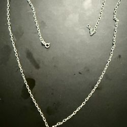 Handmade Silver Love Necklace 