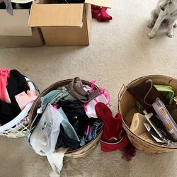 Tons of shoes, Boots, sandals, sneakers, size 6, mostly, a few size 7 ask for pricing