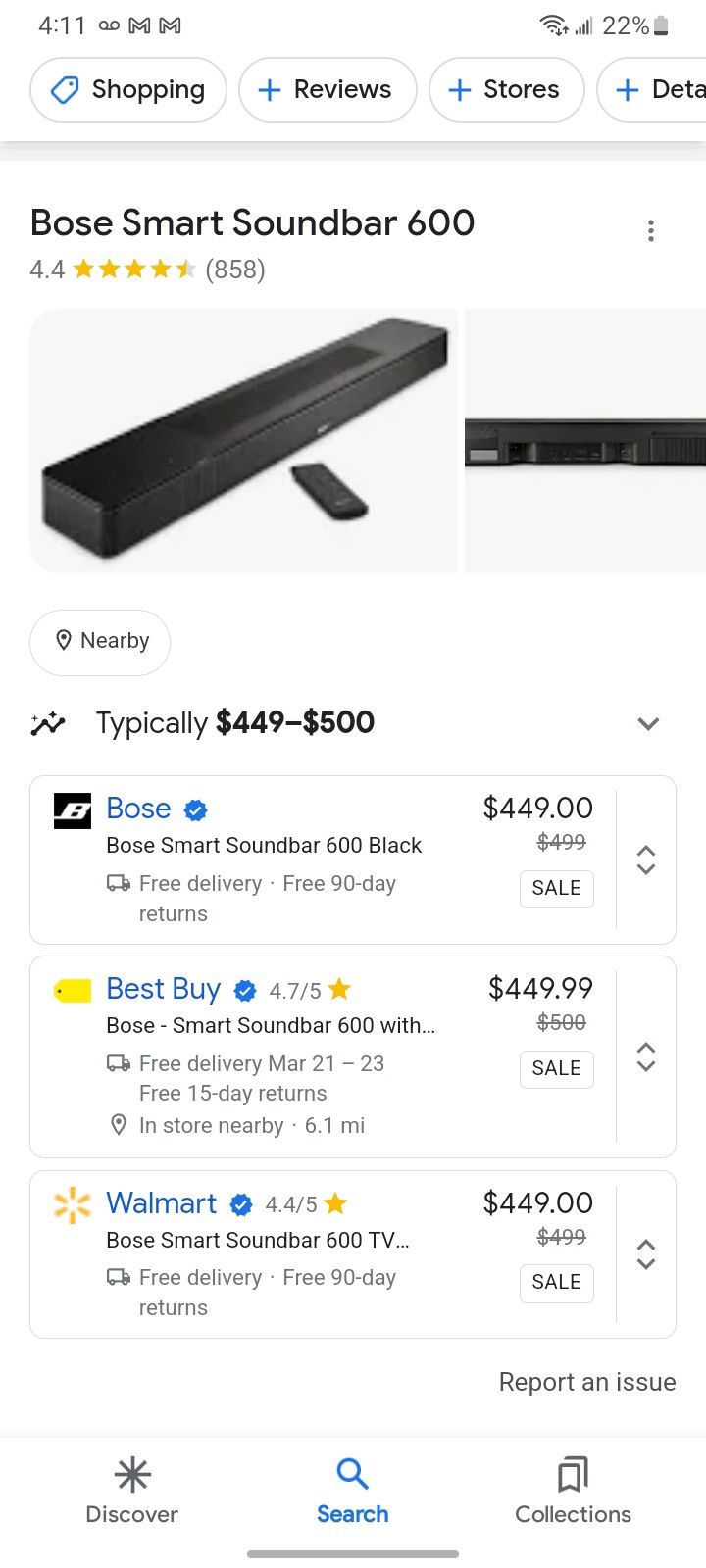 Bose Smart Soundbar & Bose TV Speaker